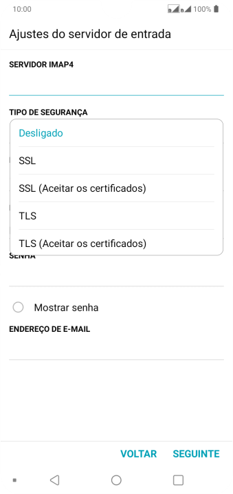 Pressione Desligado para desativar a função. Pressione Desligado para desativar a função.