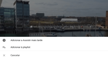 Pressione Adicionar à playlist. Pressione Adicionar à playlist.