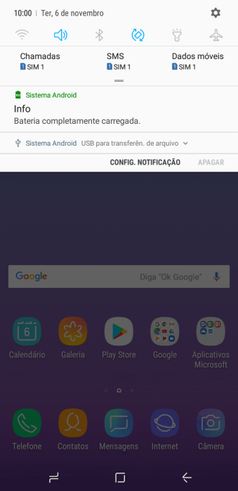 Pressione o ícone de conexão. Pressione o ícone de conexão.