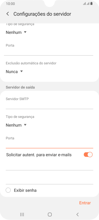 Pressione o indicador ao lado de Pressione o indicador ao lado de