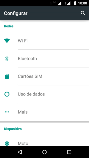 Pressione Uso de dados. Pressione Uso de dados.