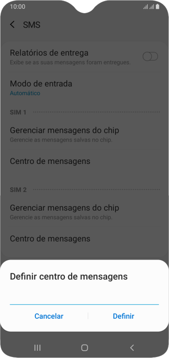Se você é cliente TIM com DDD 11, 12, 13, 14, 15, 16, 17, 18 ou 19, deve inserir +551181138200 e pressionar Definir. Se você é cliente TIM com DDD 11, 12, 13, 14, 15, 16, 17, 18 ou 19, deve inserir +551181138200 e pressionar Definir.