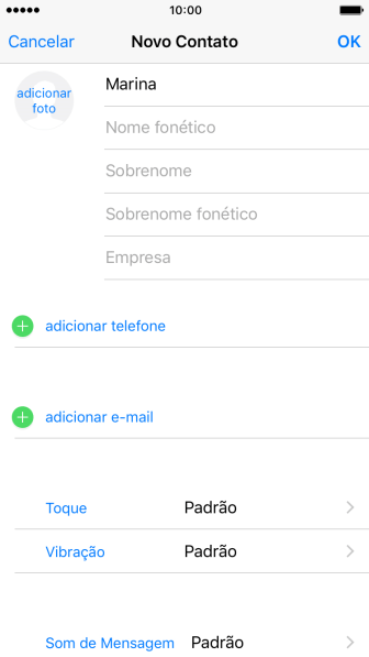 Pressione Sobrenome, e digite o sobrenome . Pressione Sobrenome, e digite o sobrenome .