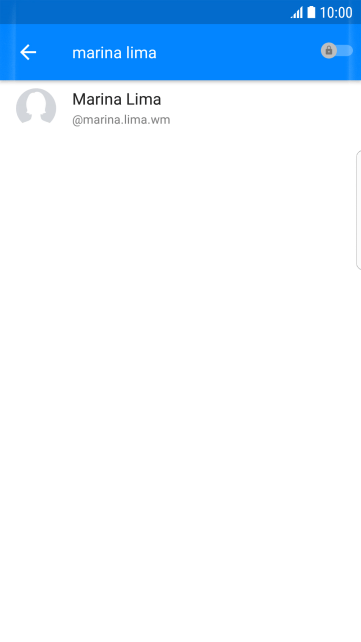 Pressione o contato desejado. Pressione o contato desejado.