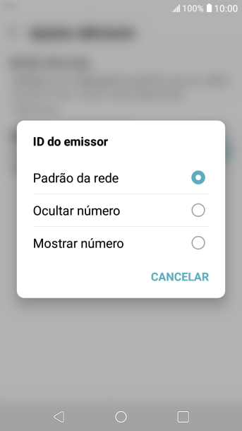 Pressione Mostrar número para ativar a identificação do seu número. Pressione Mostrar número para ativar a identificação do seu número.