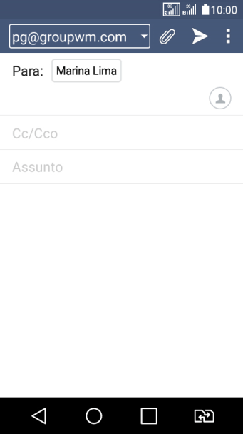 Pressione Assunto, e digite o assunto desejado. Pressione Assunto, e digite o assunto desejado.