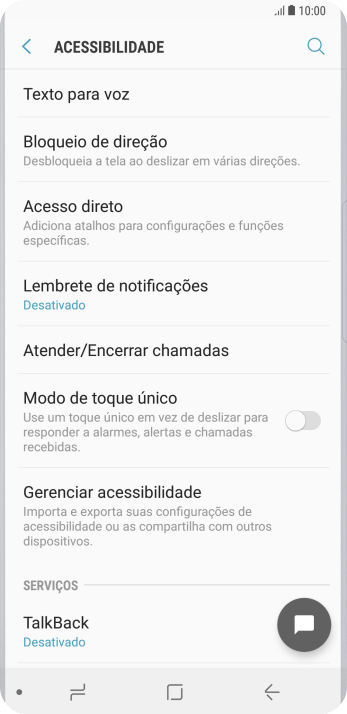 Pressione Texto para voz, e siga as indicações da tela para configurar a velocidade e o tom de voz. Pressione Texto para voz, e siga as indicações da tela para configurar a velocidade e o tom de voz.