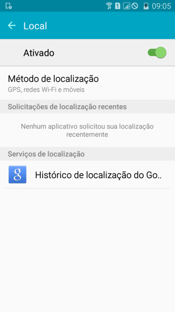 Pressione Método de localização. Pressione Método de localização.