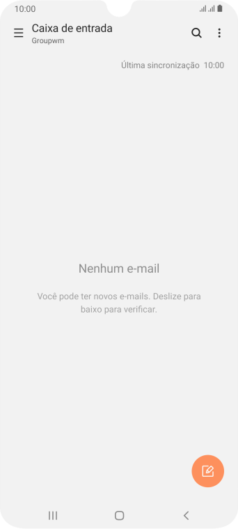 Deslize para a direita a partir do lado esquerdo da tela. Deslize para a direita a partir do lado esquerdo da tela.