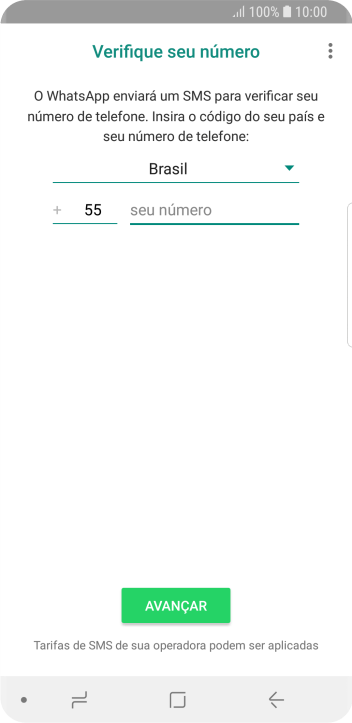 Pressione a lista suspensa. Pressione a lista suspensa.