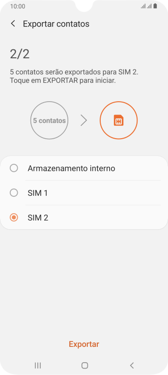 Pressione Exportar. Pressione Exportar.