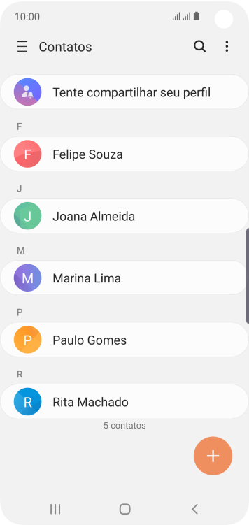 Deslize para a direita. Deslize para a direita.