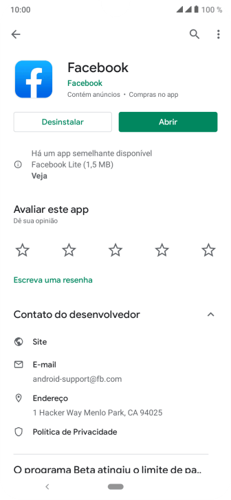 Pressione a tecla de início para finalizar e voltar à tela inicial. Pressione a tecla de início para finalizar e voltar à tela inicial.
