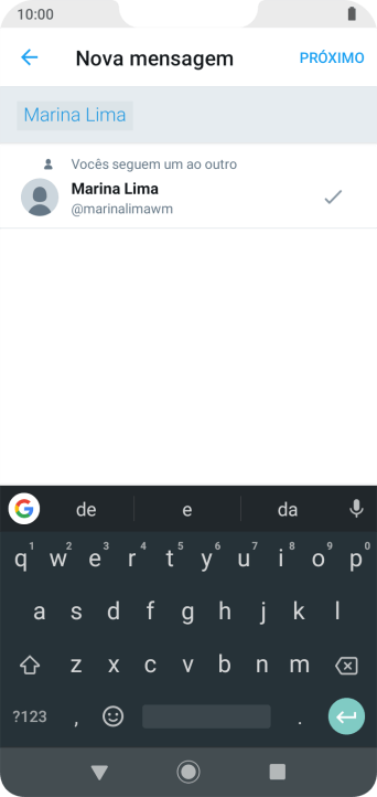 Pressione PRÓXIMO. Pressione PRÓXIMO.