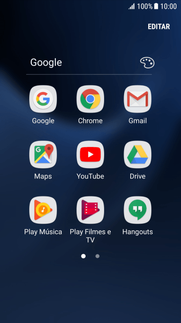 Pressione YouTube. Pressione YouTube.