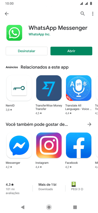 Pressione a tecla de início para voltar à tela inicial. Pressione a tecla de início para voltar à tela inicial.