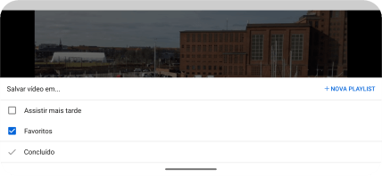 Pressione a lista de reprodução desejada. Pressione a lista de reprodução desejada.