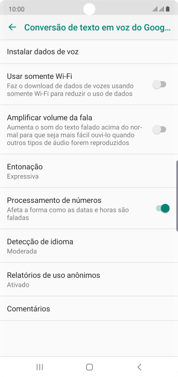 Pressione a tecla de início para finalizar e voltar à tela inicial. Pressione a tecla de início para finalizar e voltar à tela inicial.