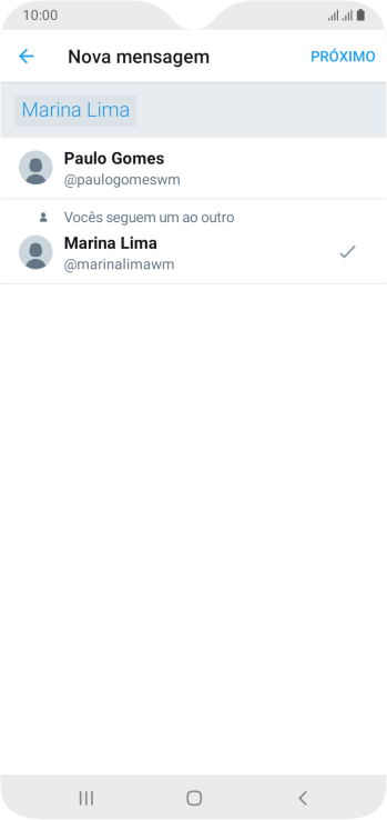 Pressione PRÓXIMO. Pressione PRÓXIMO.