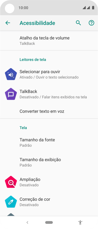 Pressione a tecla de voltar. Pressione a tecla de voltar.