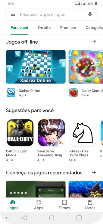 Deslize para a direita a partir do lado esquerdo da tela. Deslize para a direita a partir do lado esquerdo da tela.