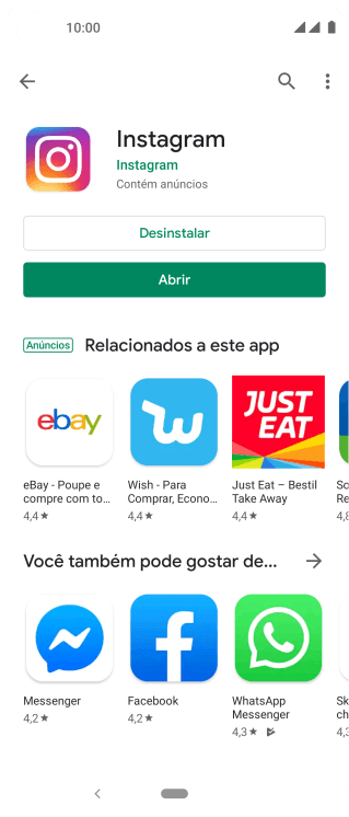 Pressione a tecla de início para finalizar e voltar à tela inicial. Pressione a tecla de início para finalizar e voltar à tela inicial.