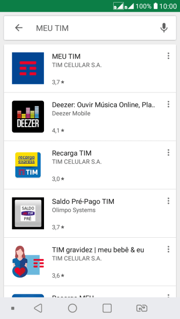Pressione MEU TIM. Pressione MEU TIM.