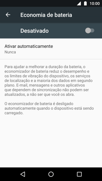 Pressione o indicador para ativar a função. Pressione o indicador para ativar a função.