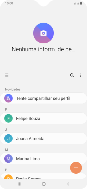 Deslize para a direita a partir do lado esquerdo da tela. Deslize para a direita a partir do lado esquerdo da tela.