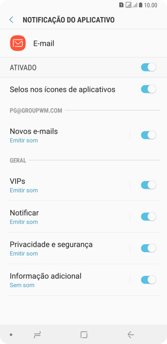 Pressione o indicador ao lado de Pressione o indicador ao lado de