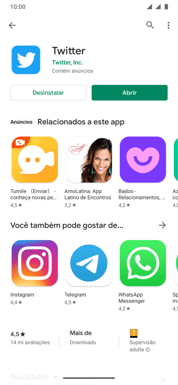 Deslize para cima a partir da parte de baixo da tela para finalizar e voltar para a tela inicial. Deslize para cima a partir da parte de baixo da tela para finalizar e voltar para a tela inicial.
