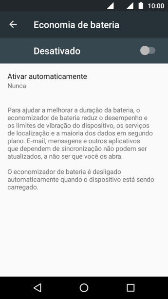 Pressione o indicador para ativar a função. Pressione o indicador para ativar a função.