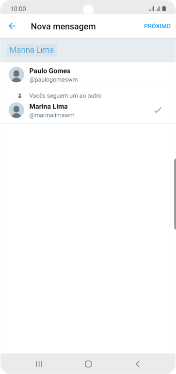 Pressione PRÓXIMO. Pressione PRÓXIMO.