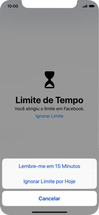 Pressione a configuração desejada. Pressione a configuração desejada.