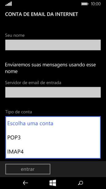 Pressione POP3. Pressione POP3.