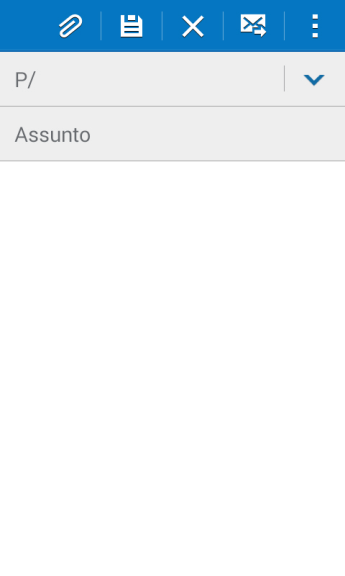 Pressione P/, e digite as primeiras letras do destinatário. Pressione P/, e digite as primeiras letras do destinatário.