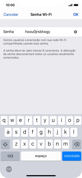 Pressione OK. Pressione OK.