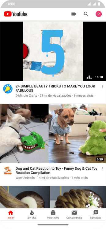 Pressione o ícone de fazer upload. Pressione o ícone de fazer upload.