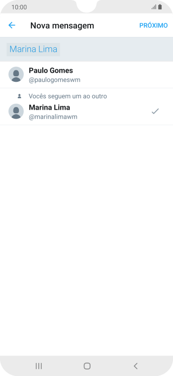 Pressione PRÓXIMO. Pressione PRÓXIMO.