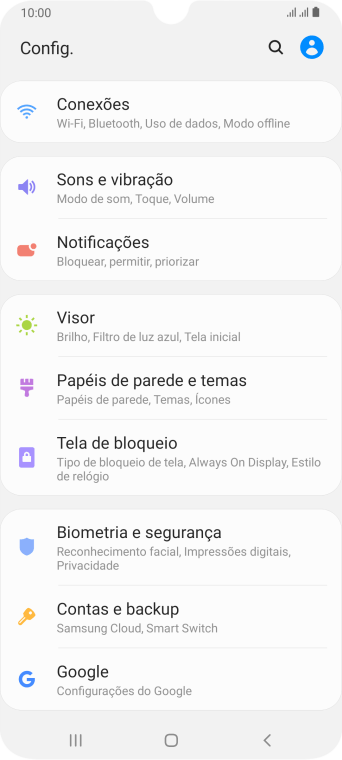 Pressione Conexões. Pressione Conexões.