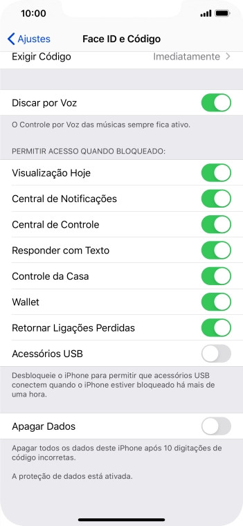 Pressione o indicador ao lado de Pressione o indicador ao lado de
