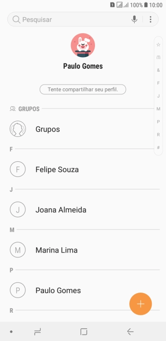 Pressione o ícone de menu. Pressione o ícone de menu.