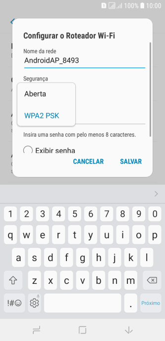 Pressione WPA2 PSK para proteger seu Roteador Wi-Fi com uma senha. Pressione WPA2 PSK para proteger seu Roteador Wi-Fi com uma senha.