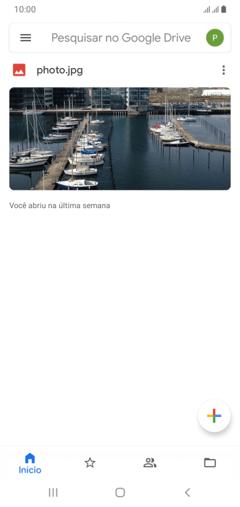 Pressione o ícone de pasta, e navegue até a pasta desejada. Pressione o ícone de pasta, e navegue até a pasta desejada.