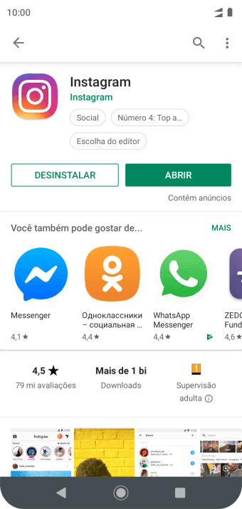 Pressione a tecla de início para finalizar e voltar à tela inicial. Pressione a tecla de início para finalizar e voltar à tela inicial.