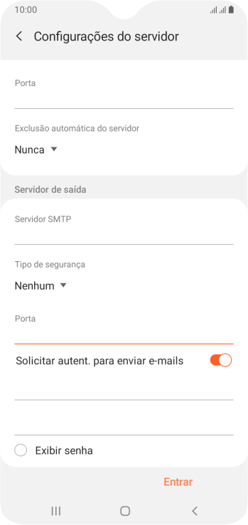 Pressione o indicador ao lado de Pressione o indicador ao lado de