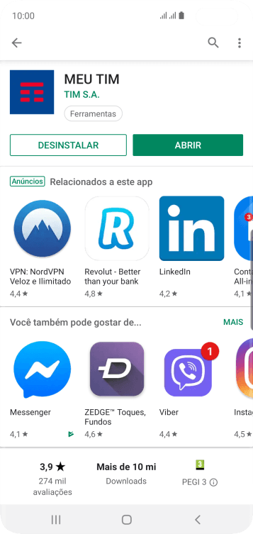 Pressione a tecla de início para finalizar e voltar à tela inicial. Pressione a tecla de início para finalizar e voltar à tela inicial.