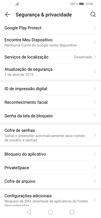 Pressione ID de impressão digital. Pressione ID de impressão digital.