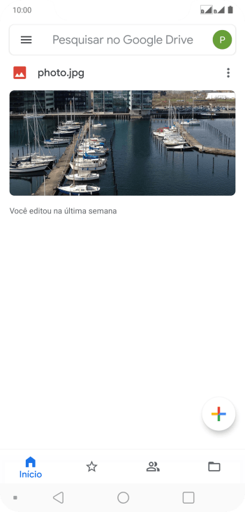 Pressione o ícone de pasta, e navegue até a pasta desejada. Pressione o ícone de pasta, e navegue até a pasta desejada.