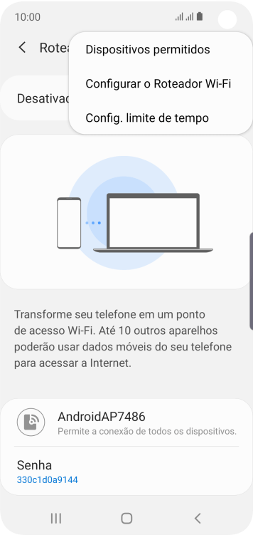 Pressione Configurar o Roteador Wi-Fi. Pressione Configurar o Roteador Wi-Fi.